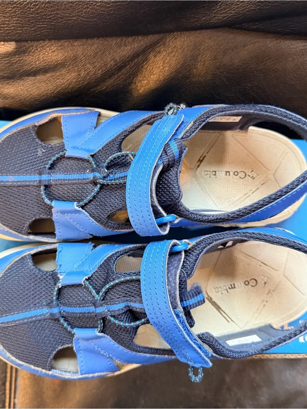 Columbia Kids Blue Outdoor Sport Sandals size 7 youth